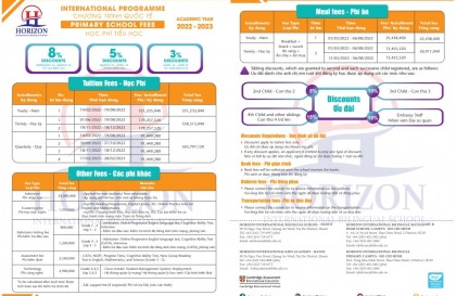 Học Phí Tieu Hoc QT